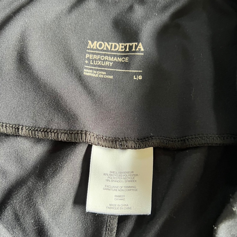 Mondetta Women's Performance Luxury Split Hem Wide Leg Athleisure Pants - Size L - Picture 2 of 8